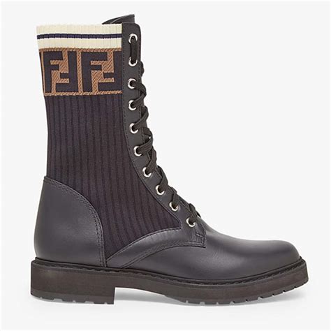 fendi biker boots womens